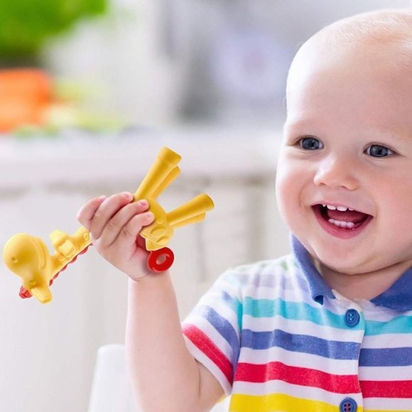 Fashion Baby Bibs With Pacifier Hangers Teether - Picture 7 of 16